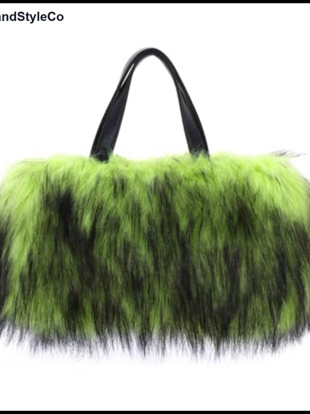 Faux Fur Tote Bag Women Winter Furry Handbag Y2K Fluffy Plush Purse